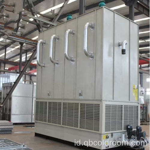 Stainless Steel Tertutup Menara Pendingin Kondensor Evaporatif
